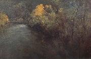 Penleigh boyd Wattle on the Yarra china oil painting reproduction